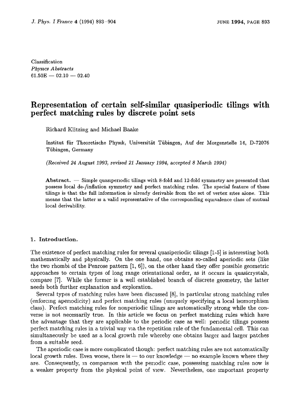 Representation of certain self-similar quasiperiodic tilings with perfect matching rules by discrete point sets